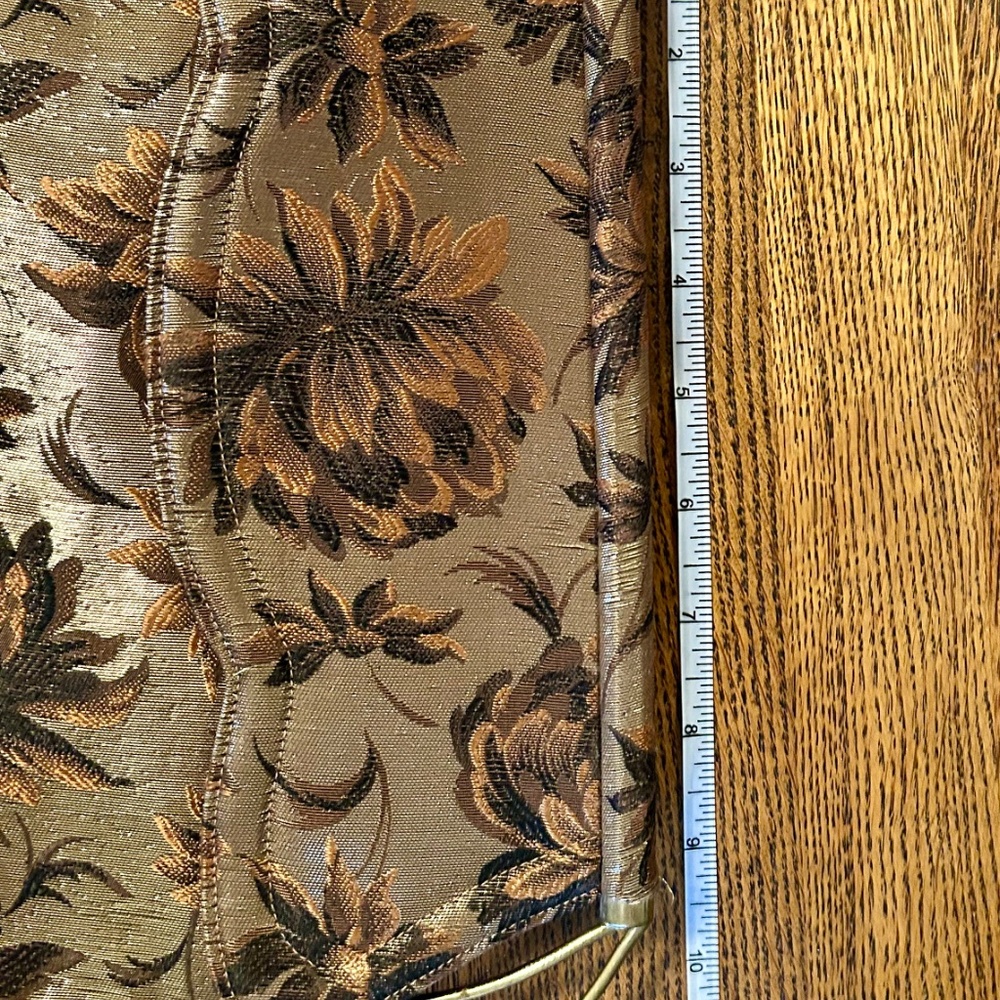 Vintage Mid-Century-Modern Gold Lame Clutch Purse - Picture 3 of 16